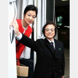 故・黒川紀章氏と若尾文子