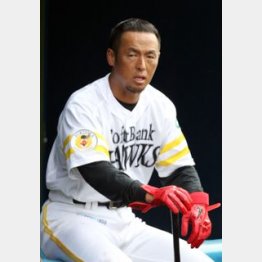 満身創痍の松中/(C)日刊ゲンダイ