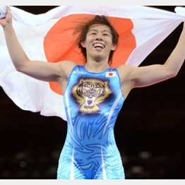 五輪3連覇を達成したロンドン五輪の吉田沙保里/(C)JMPA