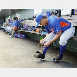 調子が上がってきた松坂/(C)AP