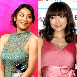 2人の落ち着き先は…(左:小池栄子、右:佐藤江梨子)/(C)日刊ゲンダイ