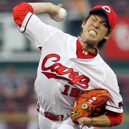 「優勝」「巨人に勝つ」と意気込んだマエケン/(C)日刊ゲンダイ