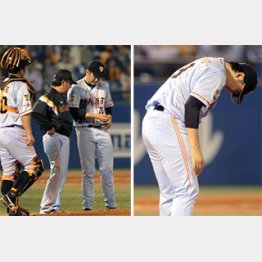 相川の直撃(左)を受けた後、今浪からも食らった/(C)日刊ゲンダイ
