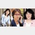 セクハラ騒動の塩村都議、佐藤ゆかりと片山さつきの両参院議員／（Ｃ）日刊ゲンダイ