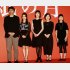 吉田大八監督、大島優子、小林聡美、原作者の角田光代氏に囲まれて／（Ｃ）日刊ゲンダイ