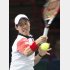 ３回戦でツォンガを破った錦織圭／（Ｃ）ＡＰ