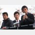 出馬断念した橋下市長（右）と松井府知事（左）／（Ｃ）日刊ゲンダイ