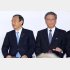「勝算アリ」の翁長知事（右）（Ｃ）日刊ゲンダイ