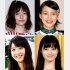 左上から時計回りに、島崎遙香、能年玲奈、橋本環奈、佐々木希（Ｃ）日刊ゲンダイ