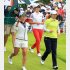 同じ米ツアー選手でも差は歴然（左から宮里藍、キム・ヒョージュ、宮里美香）／（Ｃ）日刊ゲンダイ