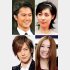 福山雅治と吹石一恵（上）ＤＡＩＧＯと北川景子（下）（Ｃ）日刊ゲンダイ