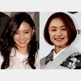 倉科カナ(左)と上村愛子