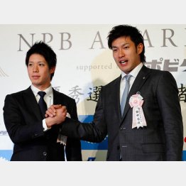 山田（左）と柳田はそろってMVPに選ばれた（Ｃ）日刊ゲンダイ