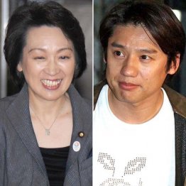 橋本聖子（左）は政治家、池谷幸雄はタレント（Ｃ）日刊ゲンダイ