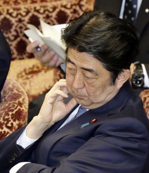 安倍首相(C)日刊ゲンダイ