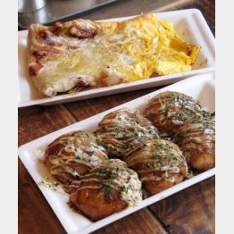 たこ焼きといか焼き(奥)(C)日刊ゲンダイ