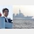 海上自衛隊観艦式の安倍首相とイージス艦あたご（Ｃ）日刊ゲンダイ