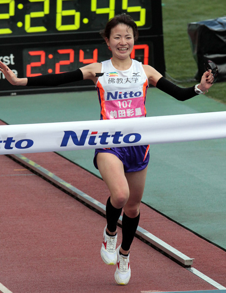 昨年の大会で日本女子歴代8位となる好タイムをマークした前田彩里（Ｃ）日刊ゲンダイ