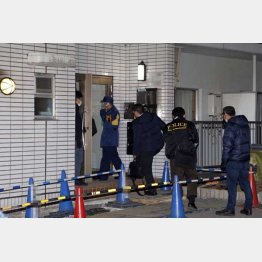 本来ならここで捕まえられた(東中野の容疑者宅)