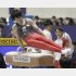 全日本体操選手権男子個人総合予選であん馬の演技を行う萱和麿（Ｃ）日刊ゲンダイ