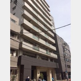 殺害現場となった台東区のマンション