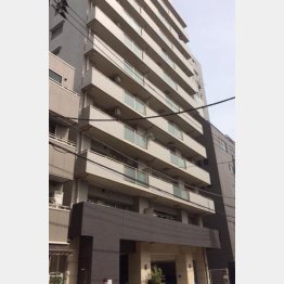 事件のあったマンション