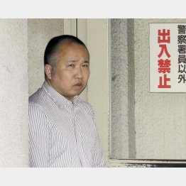11日午前、送検される藍公明容疑者