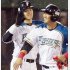 大谷（左）と中田は“平成のＯＮ砲”（Ｃ）日刊ゲンダイ