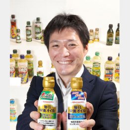 株式会社「Ｊ─オイルミルズ」油脂製品開発部の花澤和巳さん（Ｃ）日刊ゲンダイ