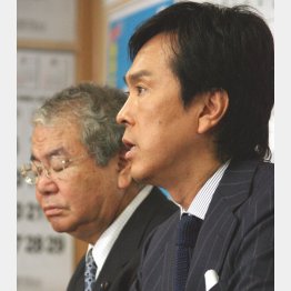 都連会長の石原伸晃（右）と幹事長の内田氏（Ｃ）日刊ゲンダイ