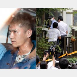 植松聖容疑者と自宅の家宅捜査