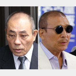 神戸山口組・井上組長(左)と6代目・司忍組長