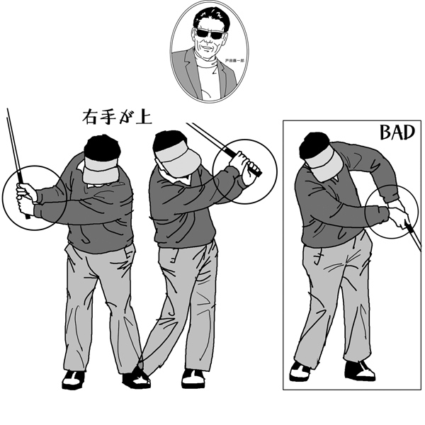 戸田藤一郎 9 スイングはいつも右手が左手の上にくる ゴルフ 日刊ゲンダイdigital