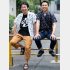 エミアビの前野朋哉（左）と森岡龍／（Ｃ）日刊ゲンダイ