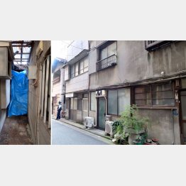 すべて高橋さん所有の土地で一番奥が自宅だった(左は遺体発見現場)