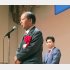パーティーであいさつした自民党の二階幹事長（Ｃ）日刊ゲンダイ