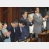 ＴＰＰ衆院通過で喜ぶ安倍首相（Ｃ）日刊ゲンダイ