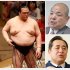 （左から時計回りで）稀勢の里、八角理事長、芝田山理事（Ｃ）日刊ゲンダイ