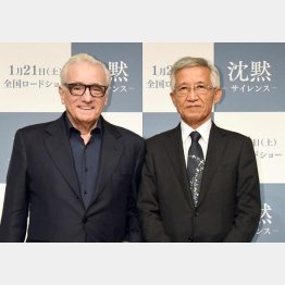 イベントに登場したスコセッシ監督（左）と村上茂則氏（Ｃ）日刊ゲンダイ