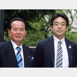 齋藤正理事長（左）と高橋常幸常任理事（Ｃ）日刊ゲンダイ