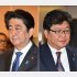 安倍首相（左）と萩生田官房副長官も気が気じゃない／（Ｃ）日刊ゲンダイ