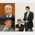 左上から時計回りに中谷元、岸信夫、石破茂（Ｃ）日刊ゲンダイ