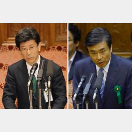 ウソ官僚もオシマイ（写真左は佐川氏、右は柳瀬氏）／（Ｃ）日刊ゲンダイ