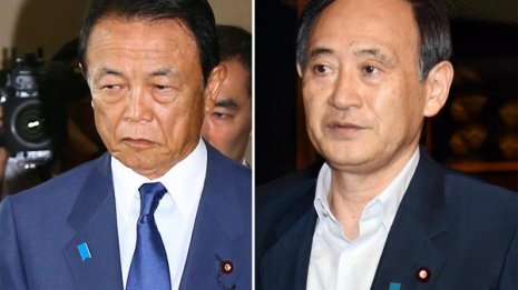 “公務”理由に質問打ち切り 菅長官&麻生財務相の会見逃れ