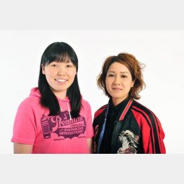 尼崎インターの狩野誠子（左）と鹿島渚／（Ｃ）日刊ゲンダイ
