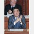 全員無償化への言及を避けた安倍首相（Ｃ）日刊ゲンダイ