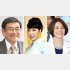 （左から）太っ腹な差し入れで知られる石坂浩二、松任谷由実、米倉涼子／（Ｃ）共同通信社