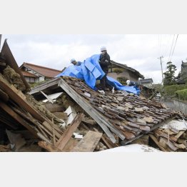 鳥取地震は東南海地震のサインのひとつ（Ｃ）共同通信社