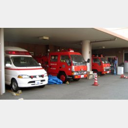 千葉科学大には消防車と救急車が（Ｃ）日刊ゲンダイ