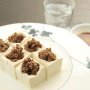 【挽き肉豆腐】ラー油にワサビ 調味料次第で100通りの味